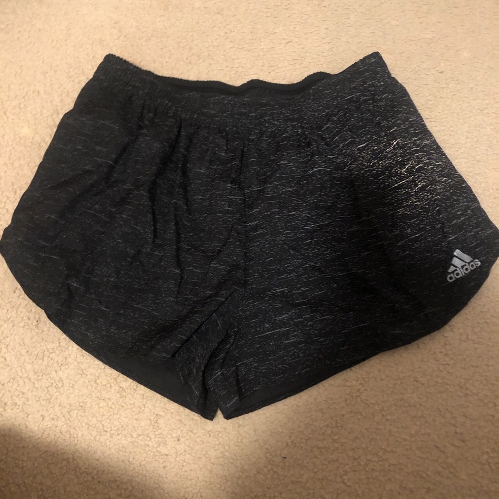 Adidas Climacool Shorts
Size: L
Black w/Shiny Grey Speckles 
Reflective material